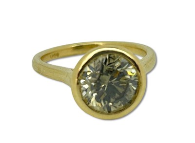Lot 397 - 3.07CT Diamond Ring.