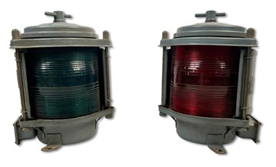 Lot 234 - Pair Ships Navigation Lights.
