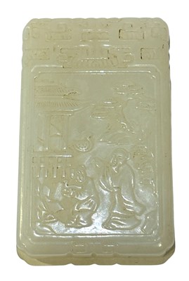 Lot 204 - A Fine Carved Jade Pendant.