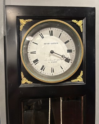 Lot 176 - French Regulator Long Case Clock.