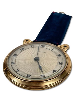 Lot 170 - Swiss 'Boudoir' Gilt Case Clock.