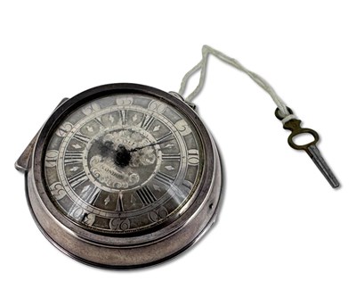 Lot 462 - Early Pocket Watch with English Movement and Continental Case.
