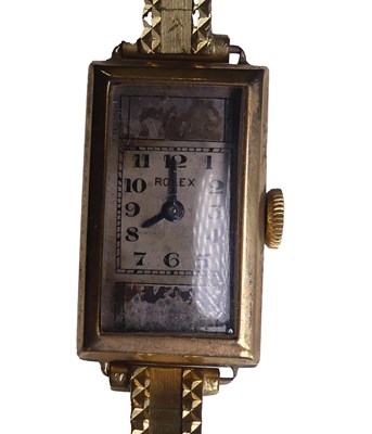 Lot 366 - Ladies gold Rolex Watch.