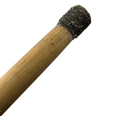 Lot 133 - Papua New Guinea Bamboo Wood Head Flute Stopper.