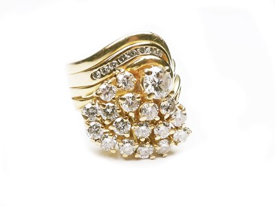 Lot 206 - High Quality Fitted Diamond Rings.