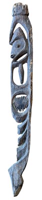 Lot 135 - A Papua New Guinea Korowari Carved Hook Figure.