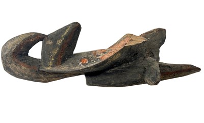 Lot 120 - Papua New Guinea Carved Hook Figure.