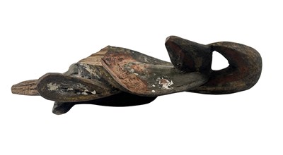 Lot 120 - Papua New Guinea Carved Hook Figure.