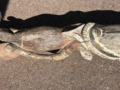 Lot 129 - Papua New Guinean Ancestral Carved Statue.