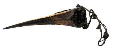Lot 124 - Papua New Guinea Blyth Hornbill Beak Breast Ornament.