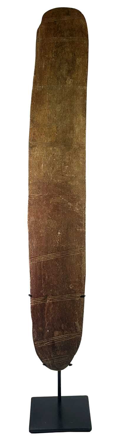 Lot 64 - Kimberley La Grange Carved Shield.