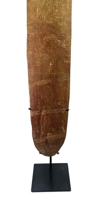 Lot 64 - Kimberley La Grange Carved Shield.