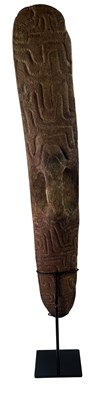 Lot 64 - Kimberley La Grange Carved Shield.