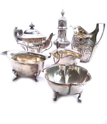 Lot 284 - Mixed Silver Items.