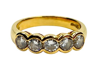 Lot 129 - Eternity Diamond Ring.