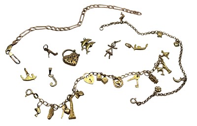 Lot 105 - Assorted Bracelet and Charms.