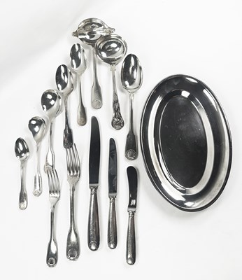 Lot 430 - Quantity of Christofle Cutlery (in Fitted Box), 66 pcs.