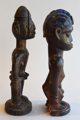 Lot 146 - Two Carved Wood Figures.