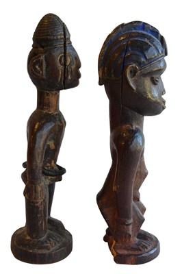 Lot 146 - Two Carved Wood Figures.