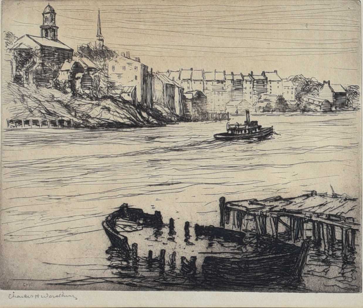 Lot 98 - Charles Herbert Woodbury, (American), 1864 - 1940.